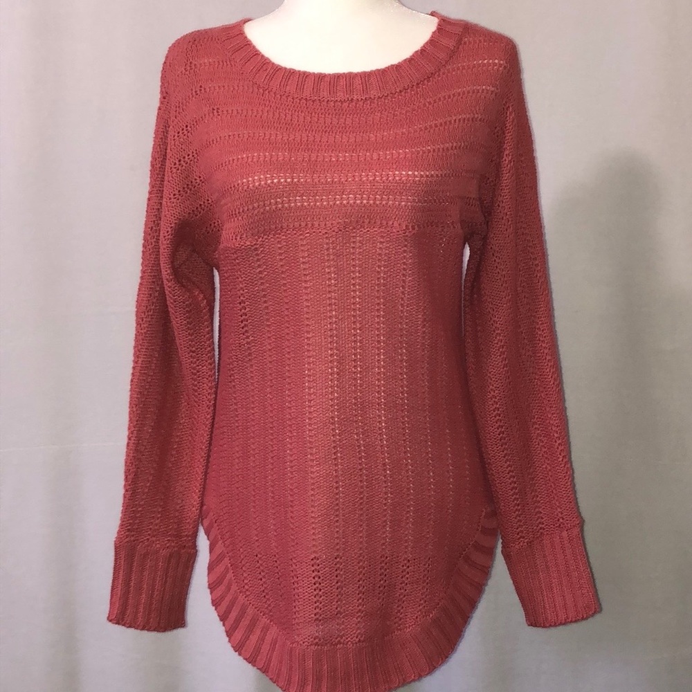 Love by chesly brown knit sweater size medium